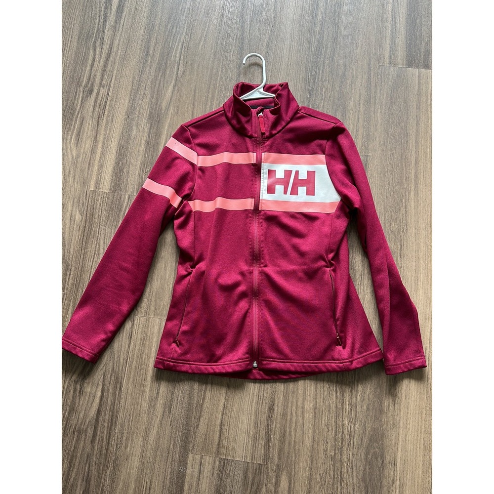 Helly Hansen Womens Lightweight Fleece Lined Jacket Raspberry Pink Large L HH